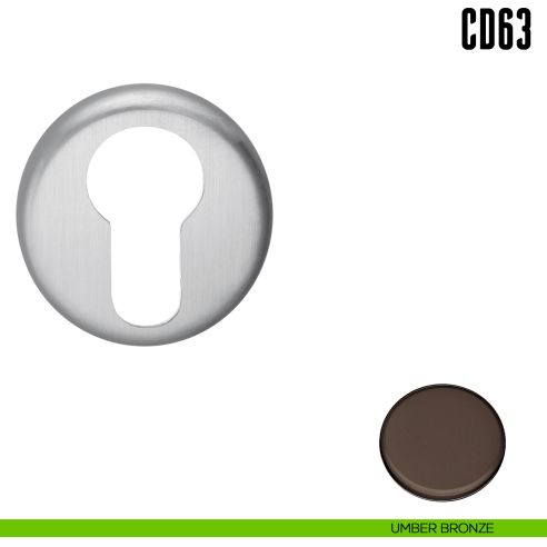Bocchetta tonda per porta Colombo Design CD63 GB umber bronze