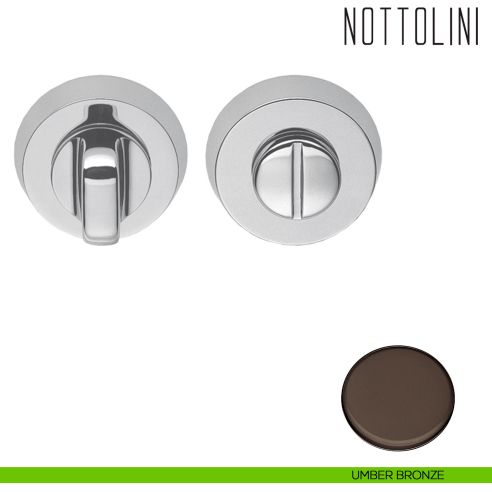 Nottolino per porta Colombo Design CD49 BZG umber bronze