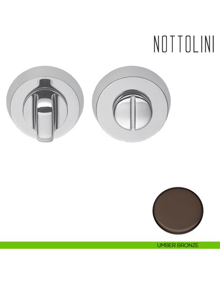 Nottolino per porta Colombo Design CD69 BZG G umber bronze