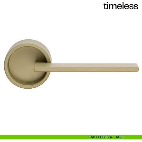 Maniglia per porta Timeless dnd Handles giallo oliva