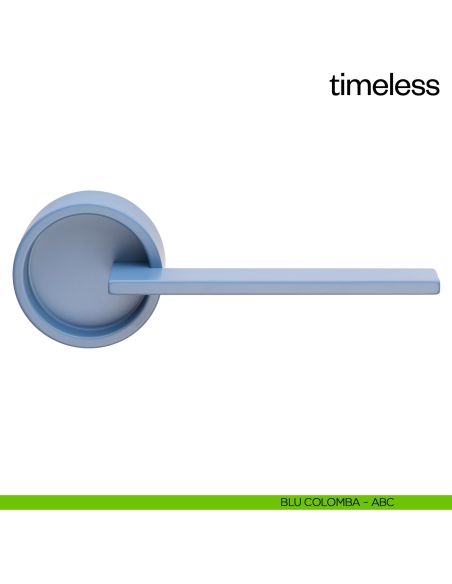 Maniglia per porta Timeless dnd Handles blu colomba