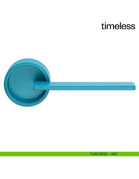 Maniglia per porta Timeless dnd Handles turchese