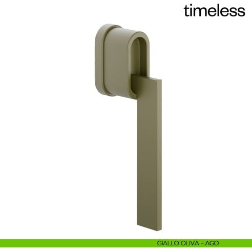 Maniglia per finestra martellina DK Timeless dnd Handles giallo oliva