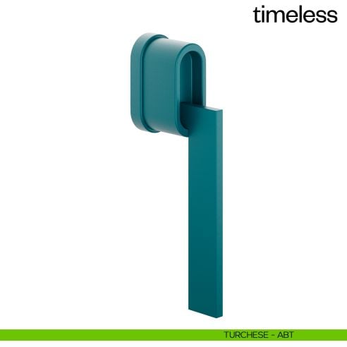 Maniglia per finestra martellina DK Timeless dnd Handles turchese