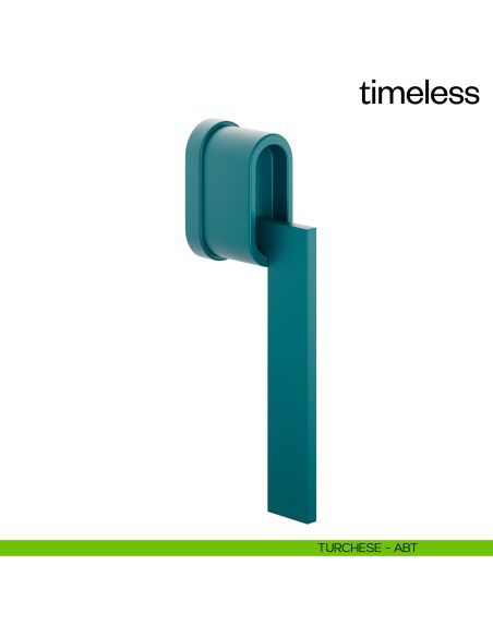 Maniglia per finestra martellina DK Timeless dnd Handles turchese