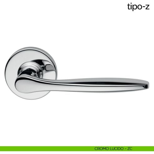 Maniglia per porta Tipo-Z dnd Handles cromo lucido