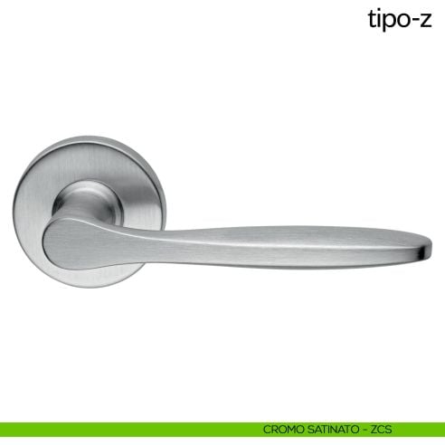 Maniglia per porta Tipo-Z dnd Handles cromo satinato
