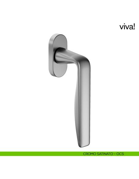 Maniglia per finestra martellina DK Viva! dnd cromo satinato