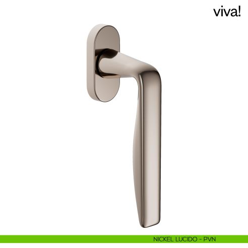 Maniglia per finestra martellina DK Viva! dnd nickel lucido