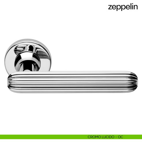 Maniglia per porta Zeppelin dnd Handles cromo lucido