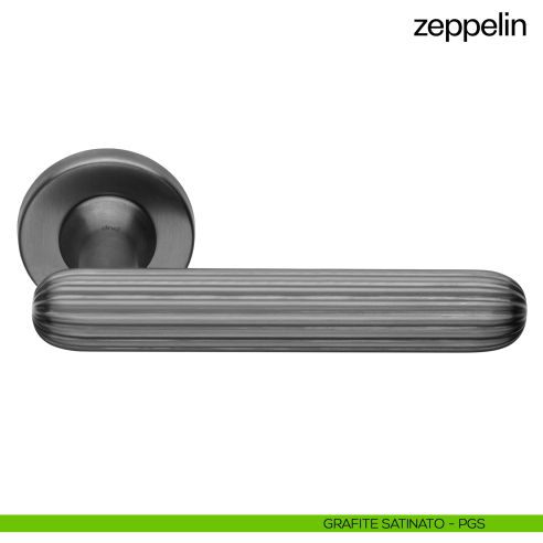 Maniglia per porta Zeppelin dnd Handles grafite satinato