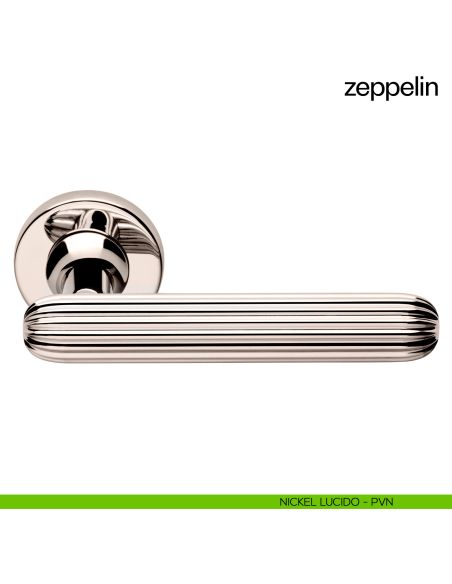 Maniglia per porta Zeppelin dnd Handles nickel lucido
