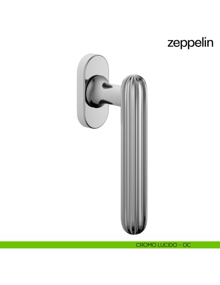 Maniglia per finestra martellina DK Zeppelin dnd cromo lucido