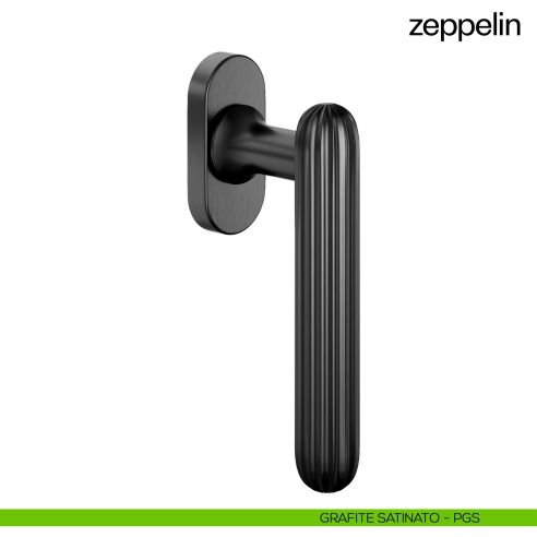 Maniglia per finestra martellina DK Zeppelin dnd grafite satinato