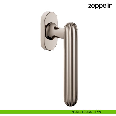 Maniglia per finestra martellina DK Zeppelin dnd nickel lucido