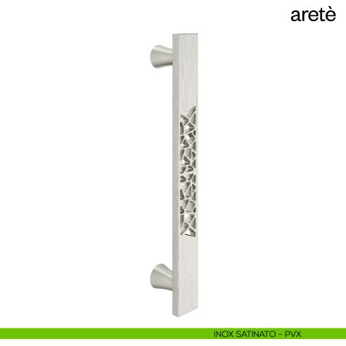 Maniglione per porta Aretè dnd Handles singolo inox satinato