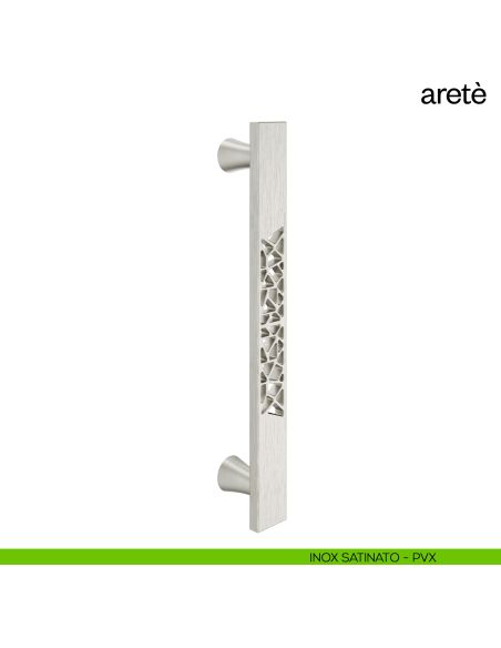 Maniglione per porta Aretè dnd Handles singolo inox satinato