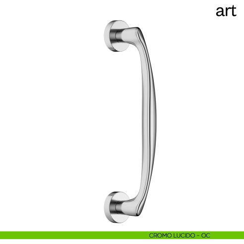 Maniglione per porta Art dnd Handles singolo cromo lucido