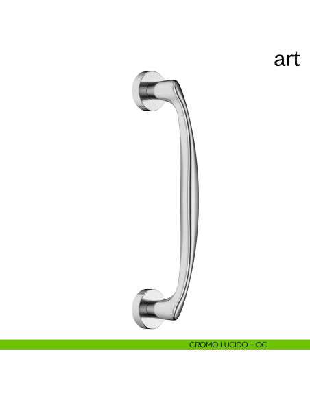 Maniglione per porta Art dnd Handles singolo cromo lucido