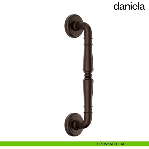 Maniglione per porta Daniela dnd Handles singolo bronzato
