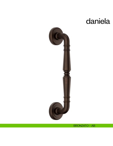 Maniglione per porta Daniela dnd Handles singolo bronzato