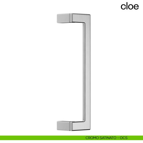 Maniglione per porta Cloe dnd Handles singolo interasse 300 mm cromo satinato