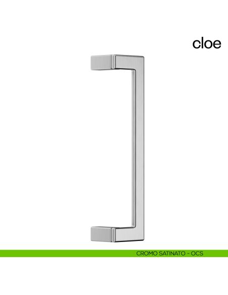Maniglione per porta Cloe dnd Handles singolo interasse 300 mm cromo satinato