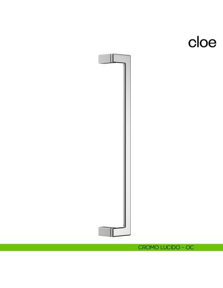 Maniglione per porta Cloe dnd Handles singolo interasse 500 mm cromo lucido