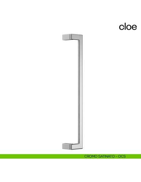 Maniglione per porta Cloe dnd Handles singolo interasse 500 mm cromo satinato