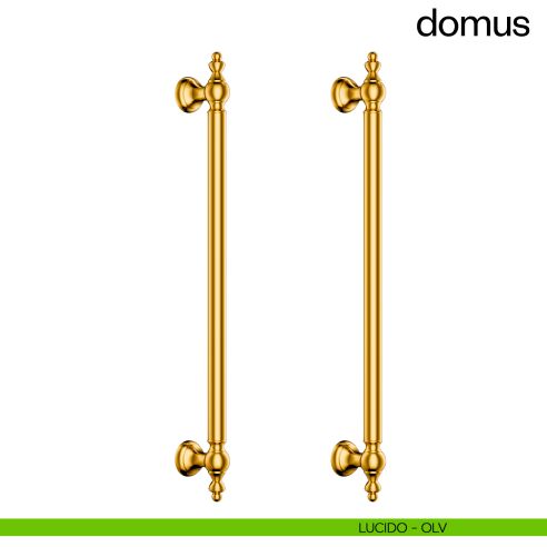 Maniglione per porta Domus dnd Handles accoppiato interasse 500 mm lucido