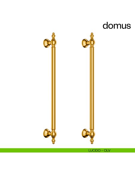 Maniglione per porta Domus dnd Handles accoppiato interasse 500 mm lucido