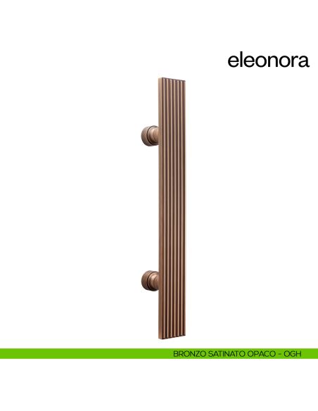 Maniglione per porta Eleonora dnd handles singolo bronzo satinato opaco