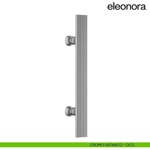 Maniglione per porta Eleonora dnd handles singolo cromo satinato