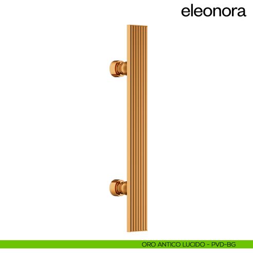 Maniglione per porta Eleonora dnd handles singolo oro antico lucido