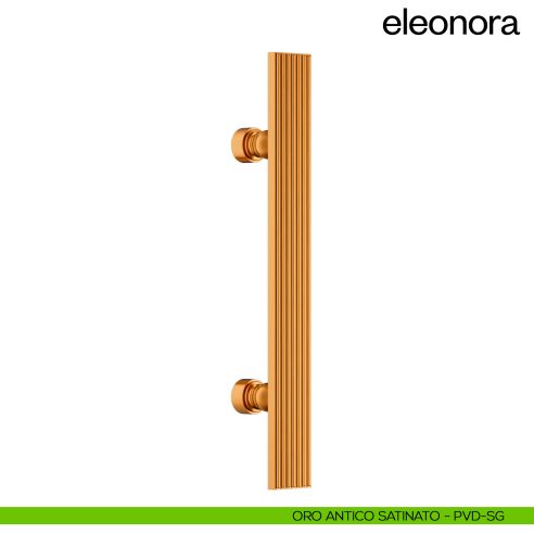 Maniglione per porta Eleonora dnd handles singolo oro antico satinato