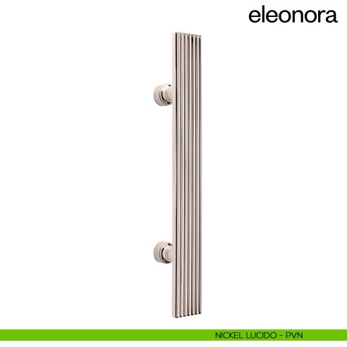 Maniglione per porta Eleonora dnd handles singolo nickel lucido