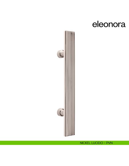 Maniglione per porta Eleonora dnd handles singolo nickel lucido