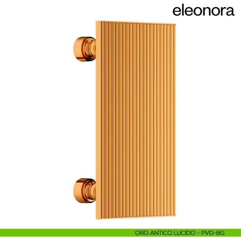 Maniglione per porta dnd handles Eleonora singolo oro antico lucido