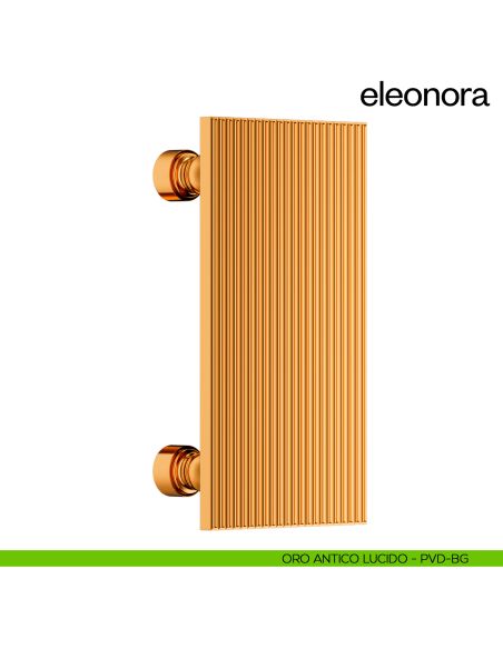 Maniglione per porta dnd handles Eleonora singolo oro antico lucido