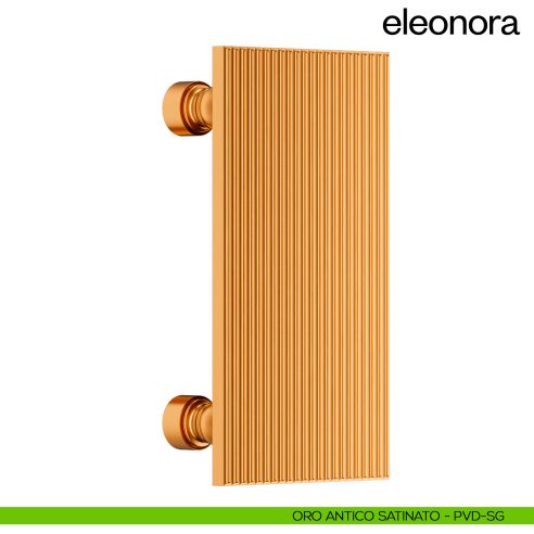 Maniglione per porta dnd handles Eleonora singolo oro antico satinato