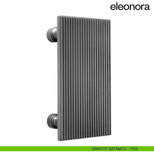 Maniglione per porta dnd handles Eleonora singolo grafite satinato