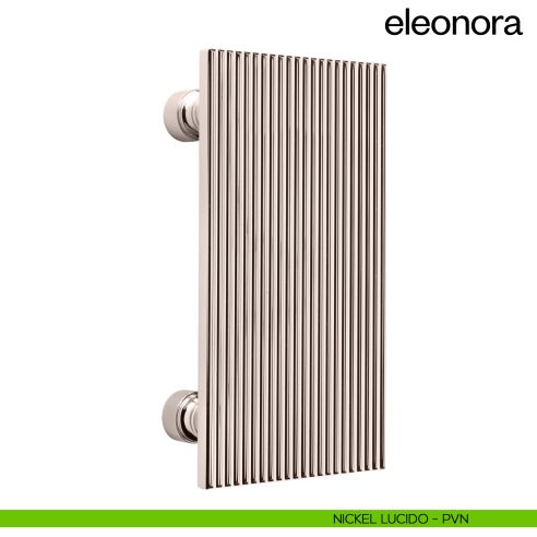 Maniglione per porta dnd handles Eleonora singolo nickel lucido