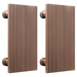 Maniglione per porta dnd handles Eleonora accoppiato