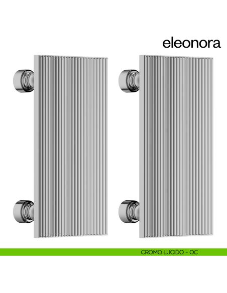 Maniglione per porta dnd handles Eleonora accoppiato cromo lucido