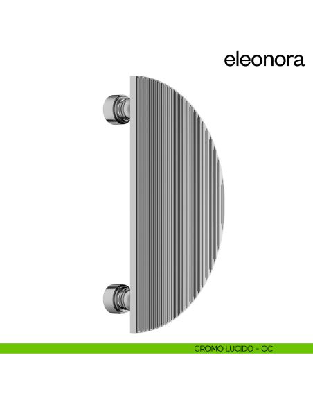 Maniglione per porta dnd handles Eleonora singolo cromo lucido