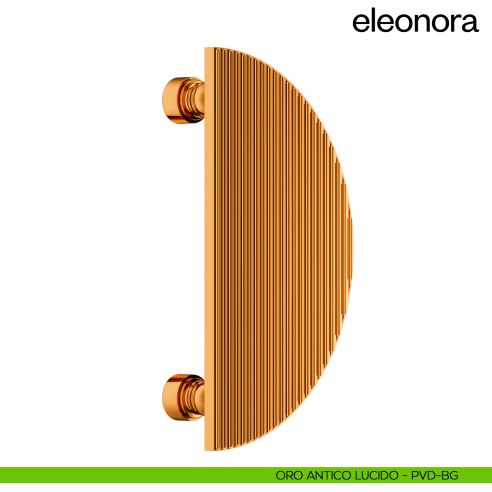 Maniglione per porta dnd handles Eleonora singolo oro antico lucido
