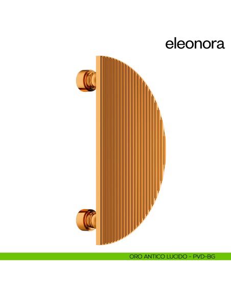Maniglione per porta dnd handles Eleonora singolo oro antico lucido