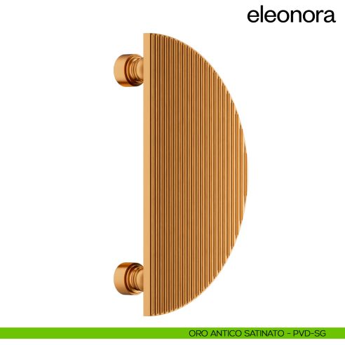 Maniglione per porta dnd handles Eleonora singolo oro antico satinato