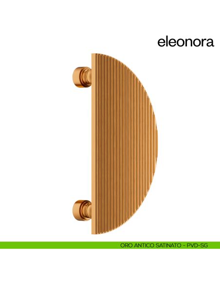 Maniglione per porta dnd handles Eleonora singolo oro antico satinato