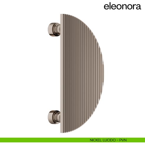 Maniglione per porta dnd handles Eleonora singolo nickel lucido